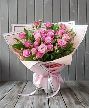 Букет Розовый кустик в Шилке