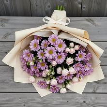 Букет цветов из:  Розы и Хризантемы в Шилке
